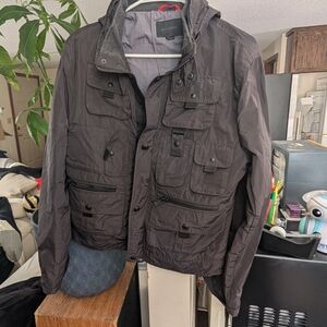 Jack & Jones Dark Gray Military Jacket